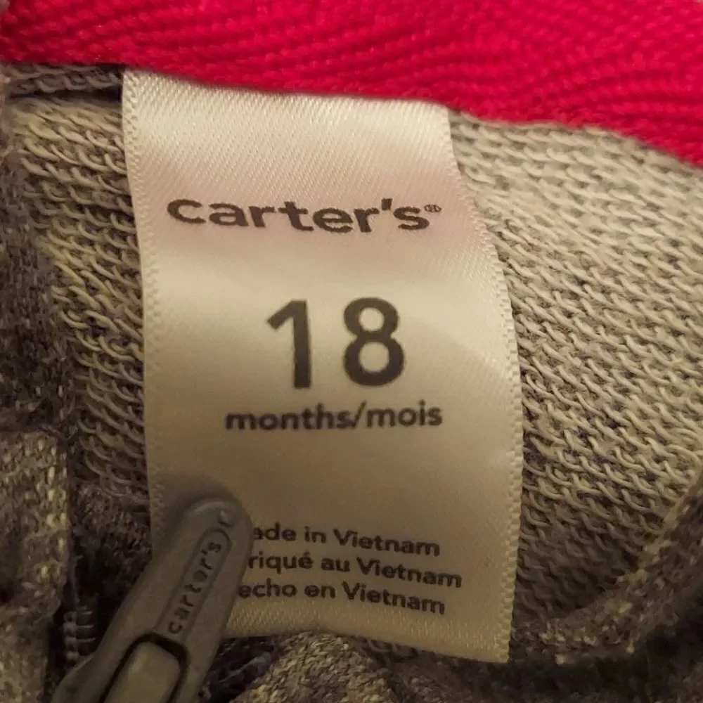 Carter's Gray Moose Jumpsuit Sz 18M